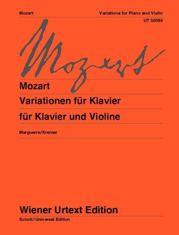 Mozart Variations for violin and piano