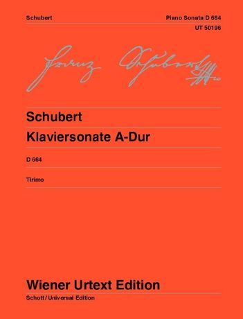 Schubert Piano Sonata A major D664