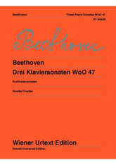 Beethoven Three Piano Sonatas WoO 47