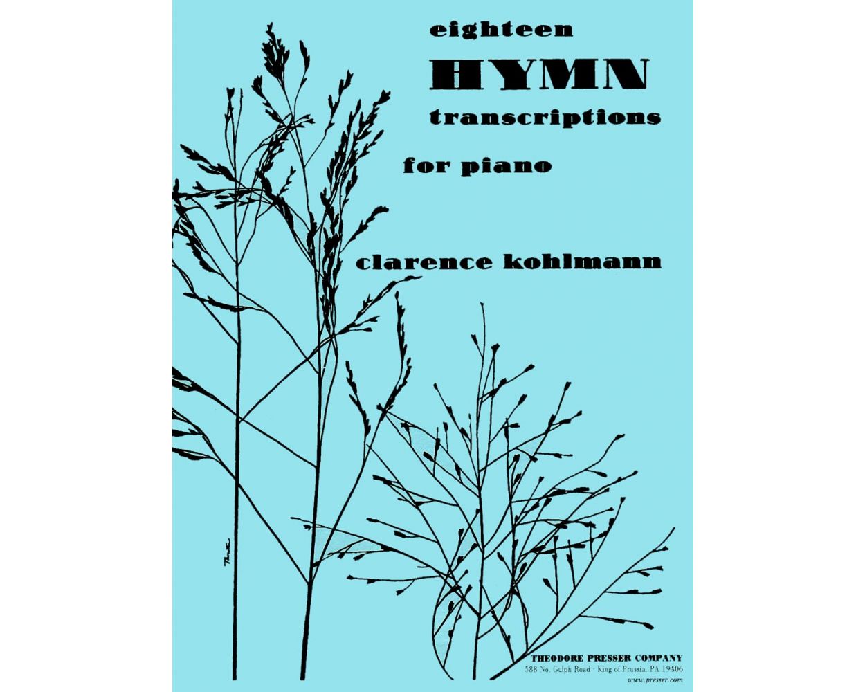 Kohlmann 18 Hymn Transcriptions for Piano
