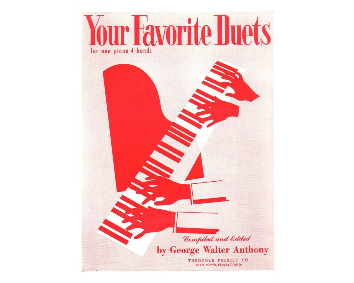 Your Favorite Duets, for one piano, 4 hands