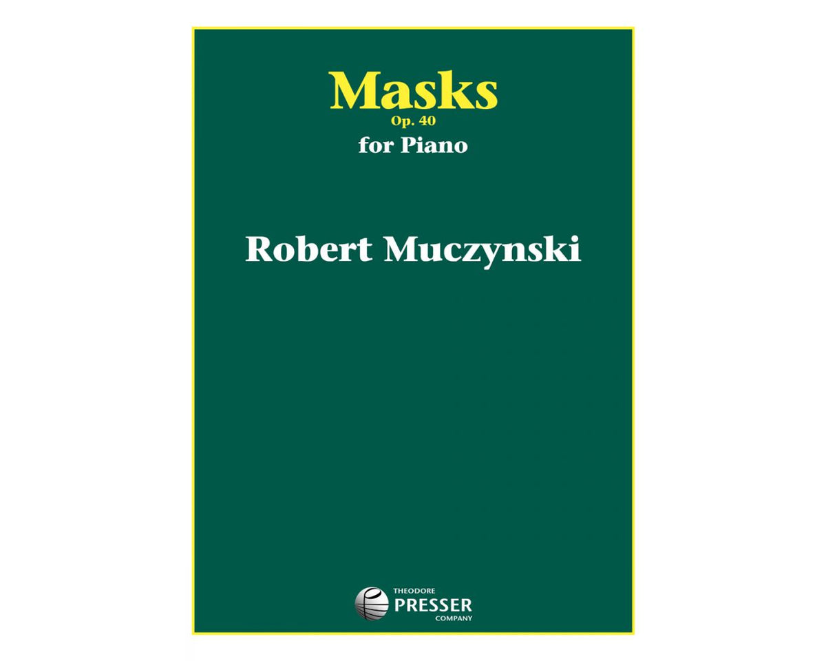 Muczynski Masks Opus 40 for Piano
