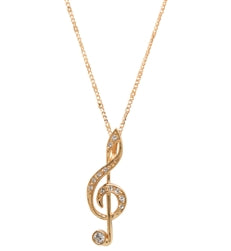 Treble Clef Pendant