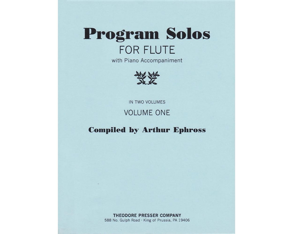 Program Solos for Flute Volume 1