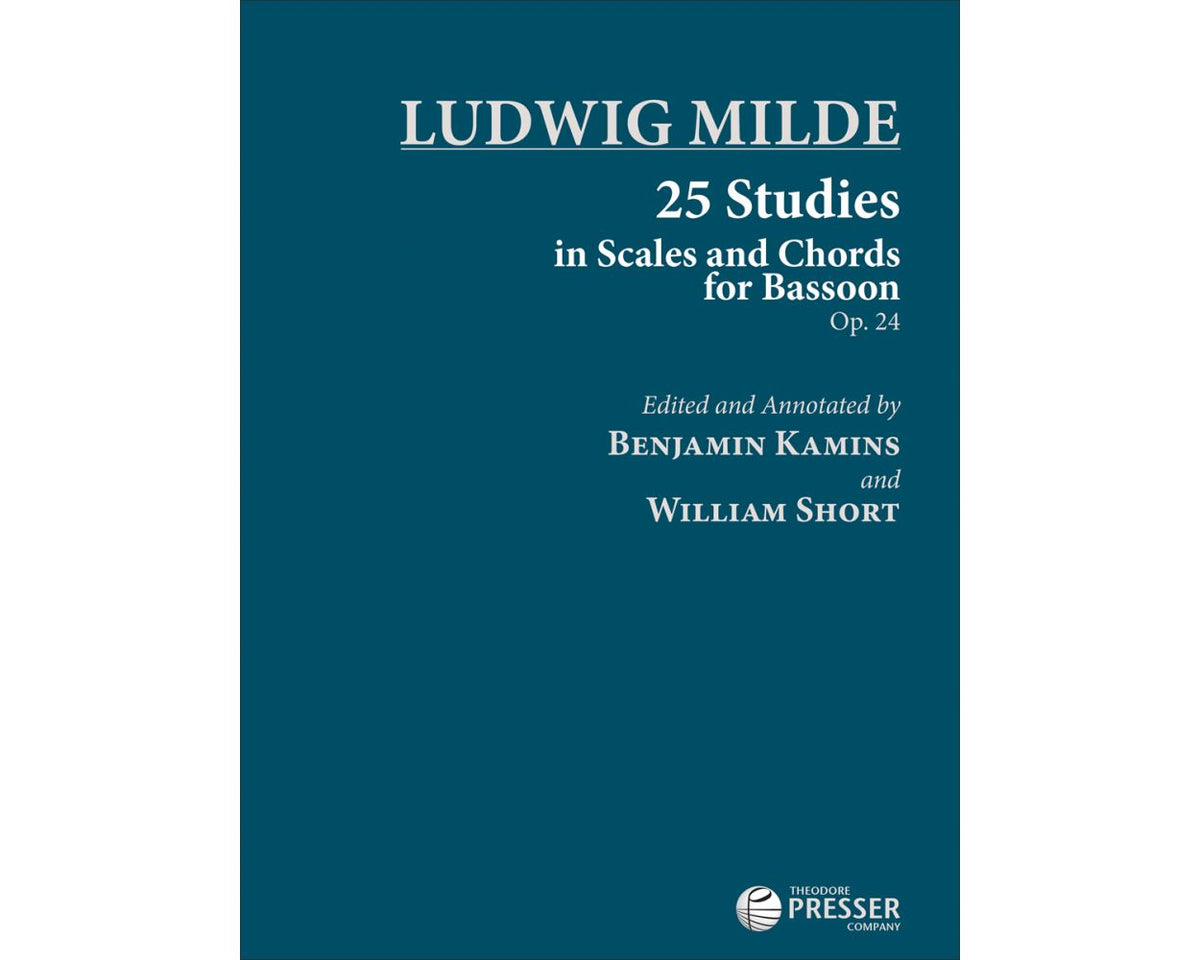 Milde 25 Studies in Scales and Chords for Bassoon