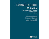 Milde 25 Studies in Scales and Chords for Bassoon