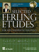 Ferling Etudes Complete Set: Sax Book/2 CDs and Piano Accompaniment Book  Selected