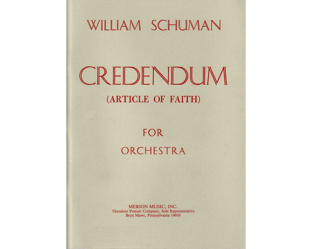Schuman Credendum (Article of Faith)