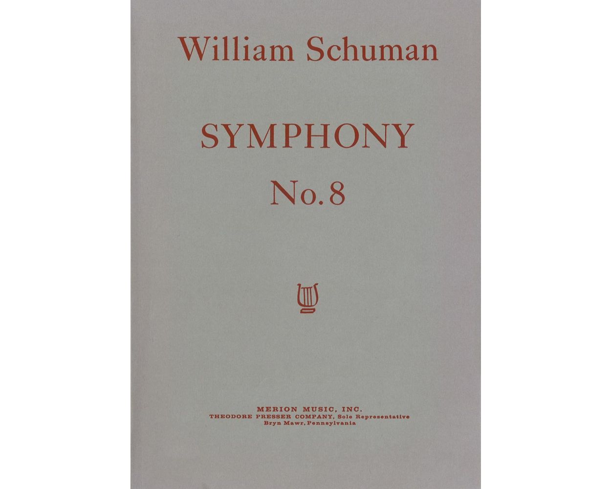 Schuman Symphony No. 8