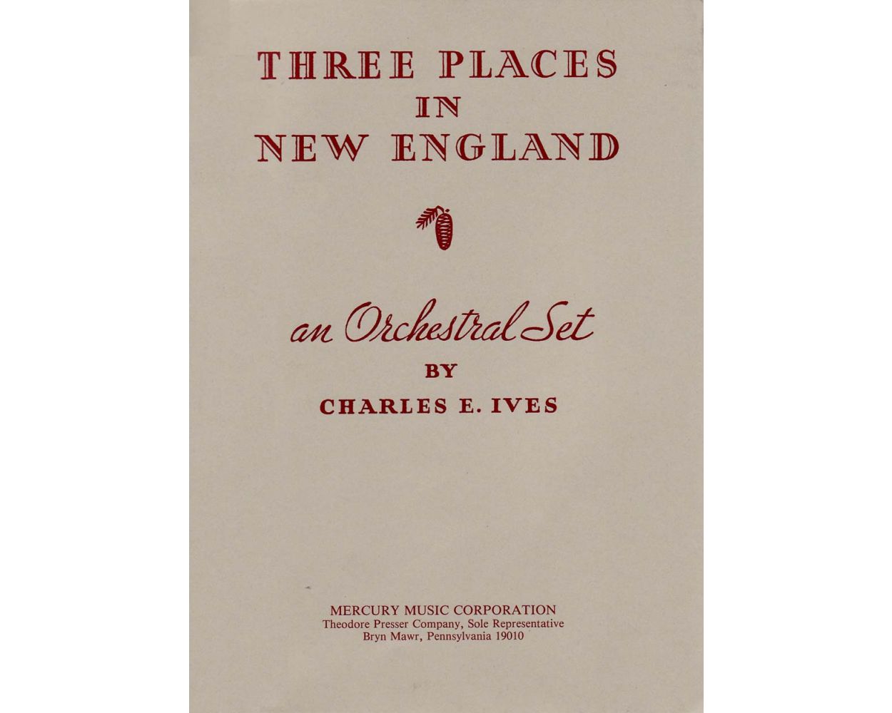 Ives Three Places In New England
