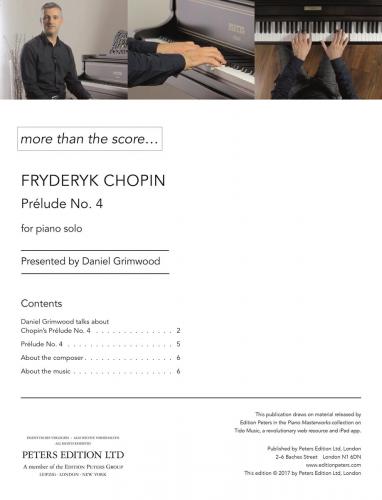 Chopin Prelude in E minor Op. 28 No. 4