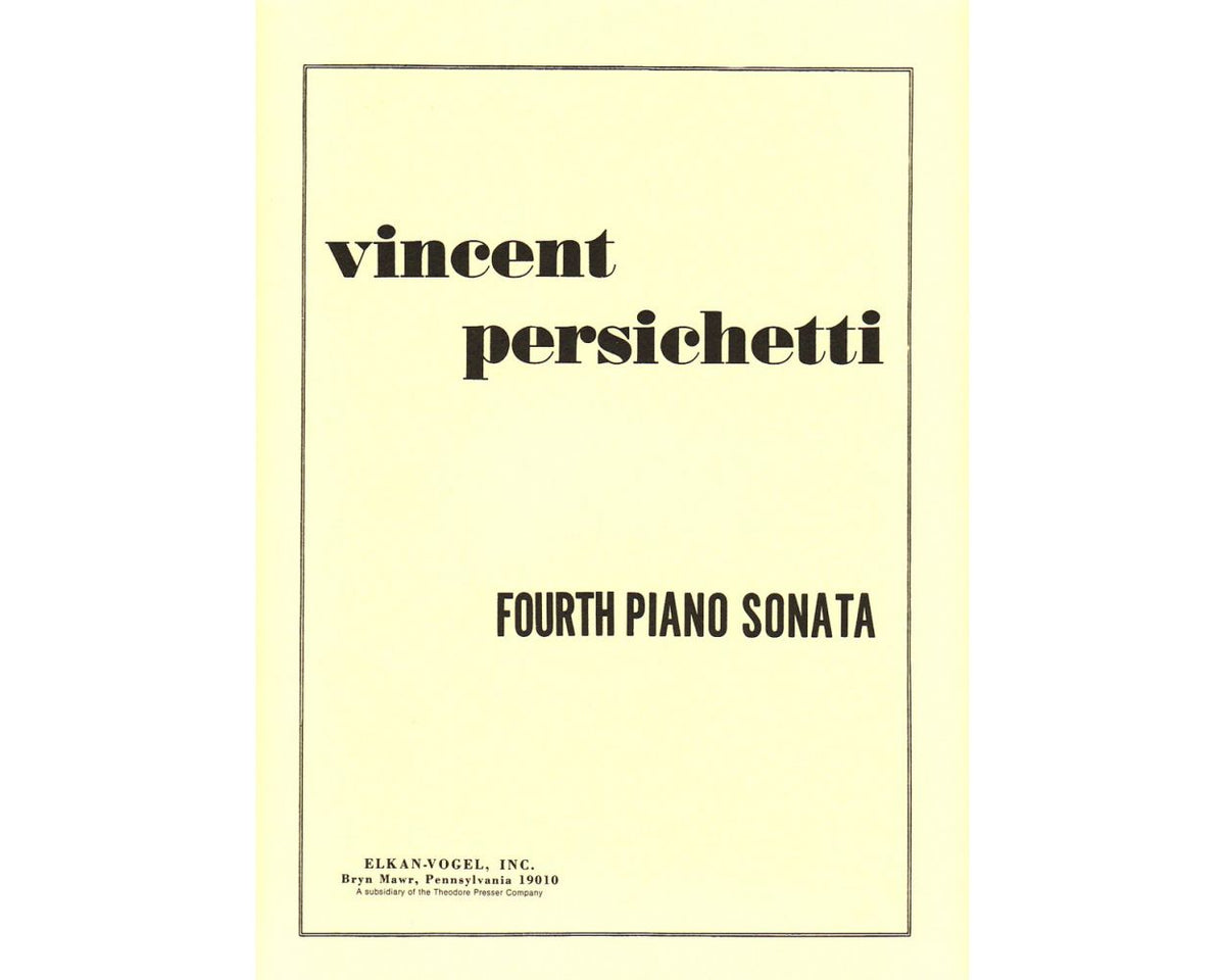 Persichetti Sonata No 4 for Piano