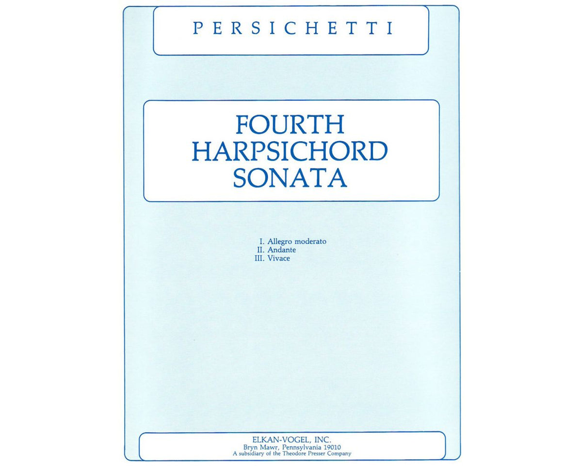 Persichetti Harpsichord Sonata No 4