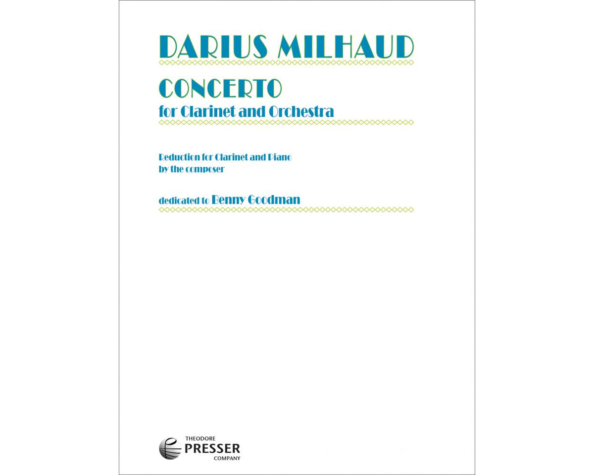 Milhaud  Concerto For Clarinet and Orchestra