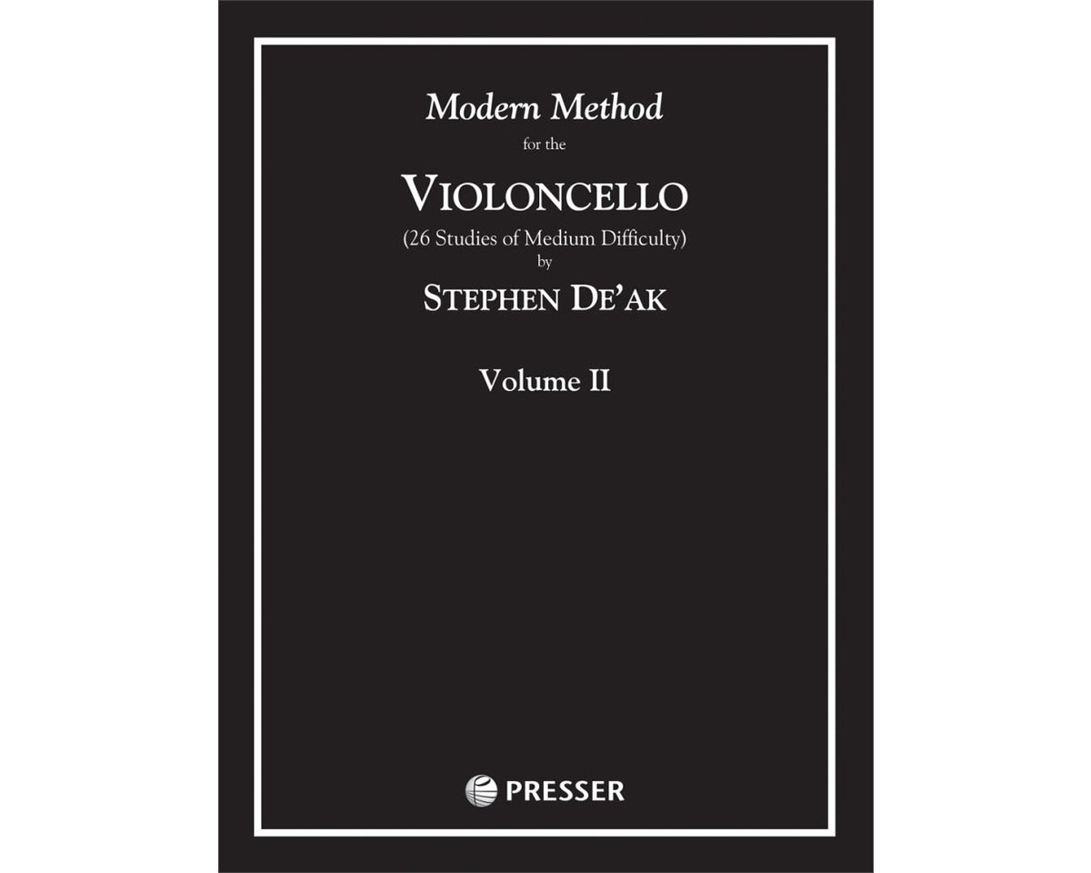 De'ak Modern Method for the Violoncello Volume 2