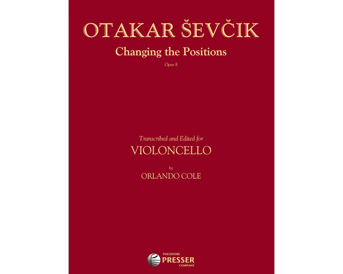 Sevcik Changing The Positions, Opus 8 for Cello
