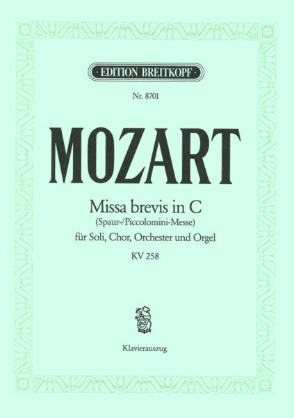 Mozart Missa brevis in C, K. 258