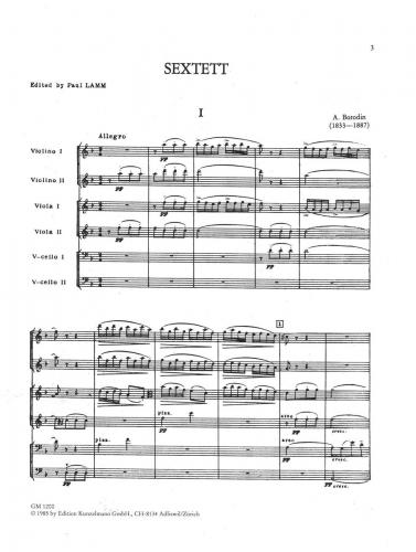 Borodin String Sextet