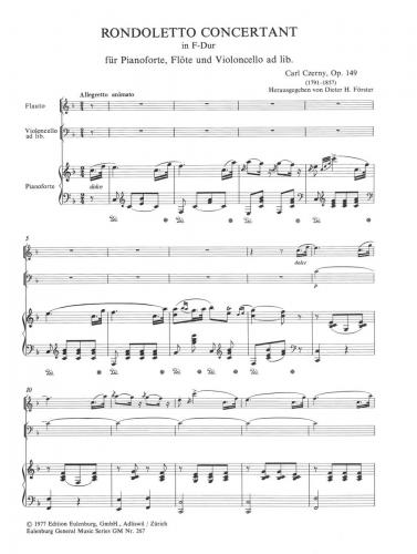 Czerny Rondoletto concertant