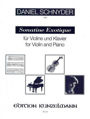 Schnyder Sonatine Exotique CLEARANCE SHEET MUSIC / FINAL SALE