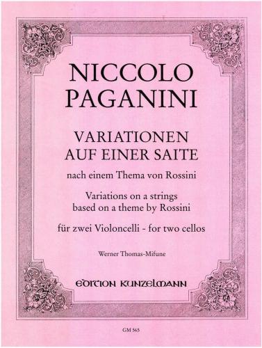 Paganini Variations on One String after a Theme by Rossini
