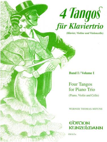 Thomas-Milfune Four Tangos for Piano Trio Volume 1