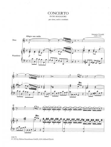 Vivaldi Oboe Concerto in C Major P41