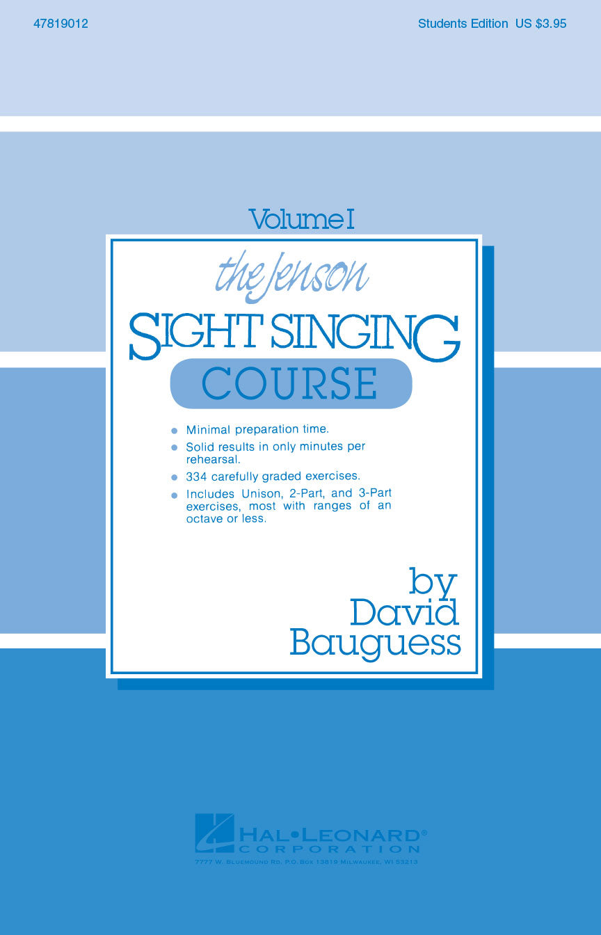 Jenson Sight Singing Course, The (Vol. I)