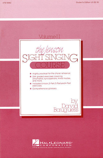 Jenson Sight Singing Course (Vol. II)
