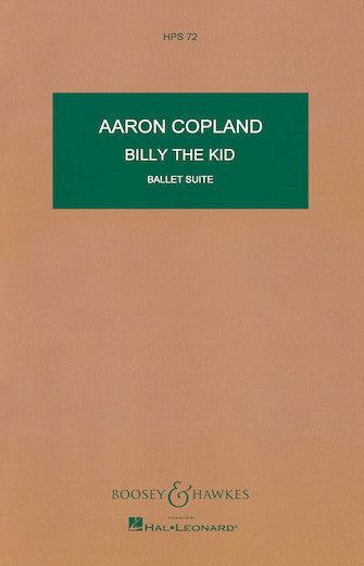 Copland: Billy the Kid (Study Score)