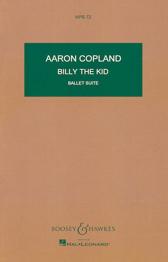 Copland Billy the Kid Study Score