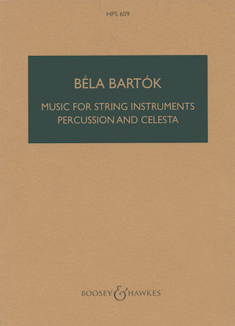 Bartok Music for String Instruments, Percussion and Celesta