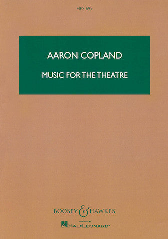 Copland: Music for the Theatre (Study Score)
