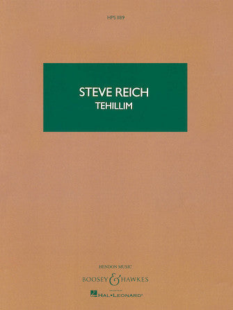 Reich Tehillim Full Score