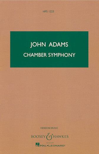 Adams: Chamber Symphony (Study Score)