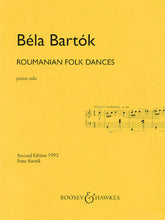 Bartók Roumanian Folk Dances Piano Solo