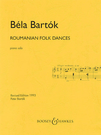 Bartók Roumanian Folk Dances Piano Solo