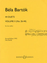 Bartok 44 Duets Volume 2 (Nos 26-44)