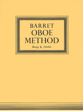 Barret Oboe Method - Original Edition