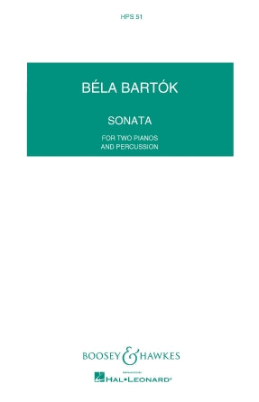 Bartok Sonata for Two Pianos and Percussion Study Score