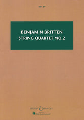 Britten String Quartet No. 2, Op. 36 Study Score