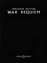 Britten War Requiem, Op. 66 Vocal Score