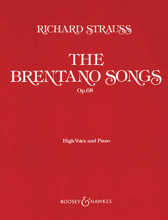 Strauss Brentano Songs, Op. 68 High Voice