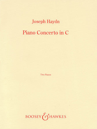 Haydn Piano Concerto in C Two Pianos, Four Hands