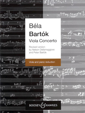Bartók Viola Concerto, Op. Posth. Viola and Piano Reduction