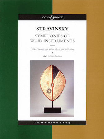 Stravinsky - Symphonies of Wind Instruments Score