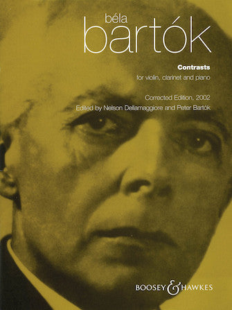 Bartók Contrasts for Violin, Clarinet and Piano Parts