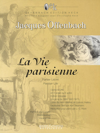 Offenbach La Vie Parisienne Vocal Score