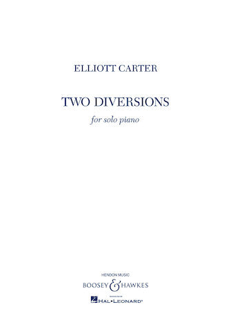 Carter Two Diversions Piano