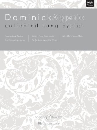 Argento Collected Song Cycles